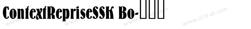 ContextRepriseSSK Bo字体转换